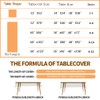 MATIRUG Vinyl Tablecloth with Flannel Backed, Waterproof Oil-Proof PVC Table