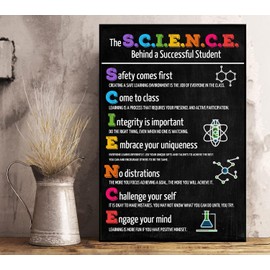 Set 4 Science Welcome Periodic Table Poster Science Posters for Classroom Middle School Science for Classroom Science Posters for Middle School Classroom Decor Middle School Poster Large Colorful