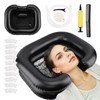 Inflatable Shampoo Basin, Portable Wash Hair in Bed with Inflatable