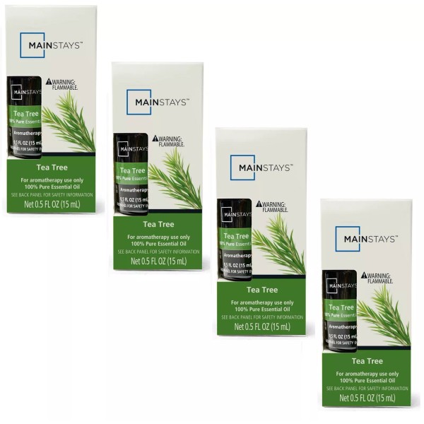 Mainstays 4 Mainstays Tea Tree 100% Pure Essential Oil Aromatherapy