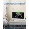 Vibrating Alarm Clock with Bed Shaker for Heavy Sleepers, Beside