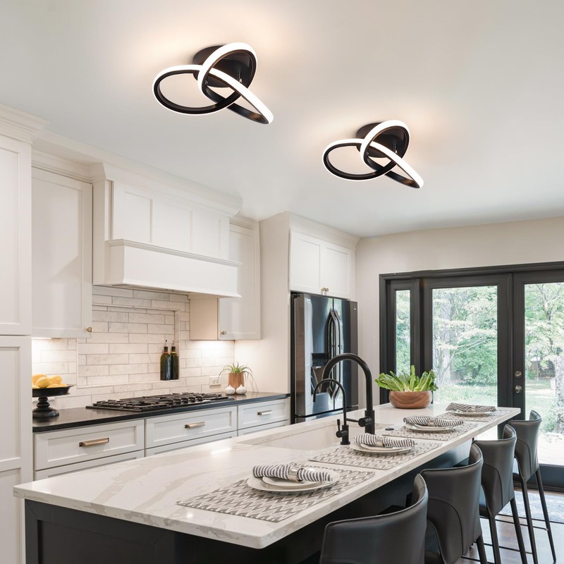 EIDISUNY LED Ceiling Light Dimmable, Modern LED Ceiling Lamp with