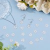 DICOSMETIC 120Pcs Platinum Puzzle with Heart Charms Autism Awareness Charms
