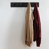 Coat Hooks Wall Mounted, Black Coat Hangers Coat Rack Wall