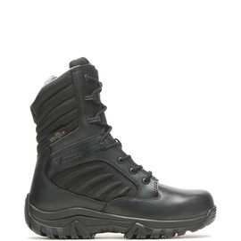 Bates Women's GX X2 Tall Side Zip Dryguard+ Military and Tactical Boot, Black, 7.5
