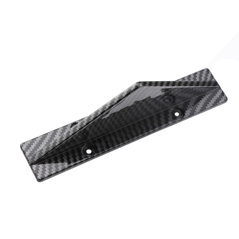4PCS Car Rear Bumper Shark Fin Triangle Spoilers Universal Carbon