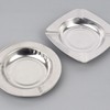 Classic Steel Ashtray for Smoking Areas, Commercial & Cafe Use (Smokeless) Round 5ea
