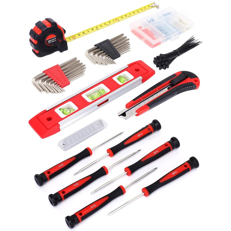 FASTPRO 215-Piece Home Repairing Tool Set with 12-Inch Wide Mouth