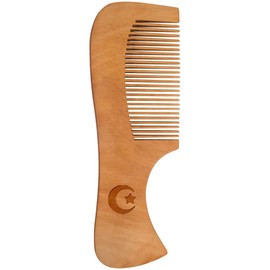 'Star & Crescent' Wooden Comb (HA00023201)