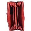 The Skandinavian Brand Lady Zip Wallet Washed Leather Red, red,
