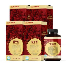 The Healthy Dream Albumin Premium Gold Plus Milk Thistle Propolis 120 tablets, 4 pieces / 더건강드림 알부민 프리미엄 골드플러스 밀크씨슬 프로폴리스 120정, 4개