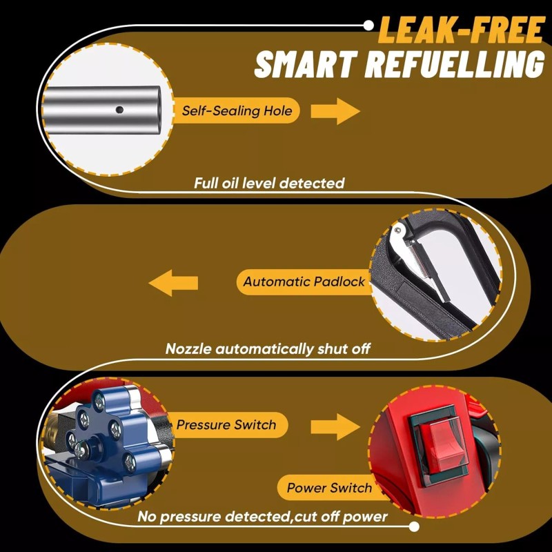 ‎TaskStar Cordless Fuel Transfer Pump Battery Operated 12GPM Diesel Transfer