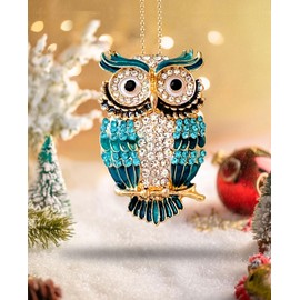 Owl Ornaments for Christmas Tree Owl Gifts for Women Owl Lovers Xmas Decorations Clearance Keepasake