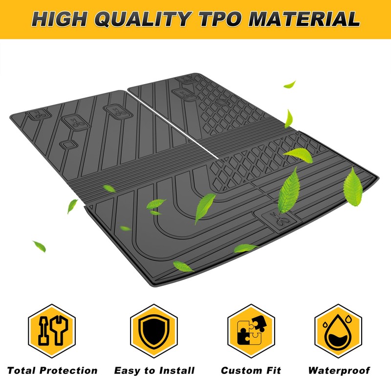 Cargo Liner & Backrest Mat Fit for Honda Pilot 2023