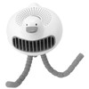 Portable Stroller Fan Low Noise Duck Shape Cute 2 Power