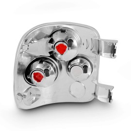 AKKON - Fits 1999-2004 Chevy Silverado & GMC Sierra Stepside Model Chrome Housing Tail Lights Rear Pair Lamps