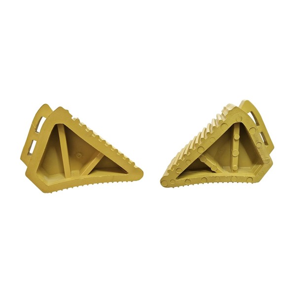 LADWA Heavy Duty Rubber Wheel Chock Pack of 2 –