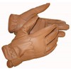 Ryda Ladies Real Leather Horse Riding Gloves White Black Brown