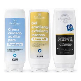 Crema Psoriasis + Gel Urea 40 + Bloqueador Solar Protector Neutra