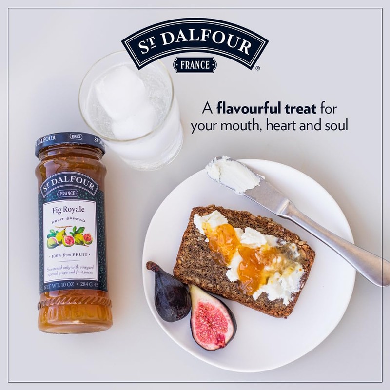 Charles Jacquin-St.Dalfour Consrv, Fig, 100% Fruit, 10-Ounce (Pack of 6)