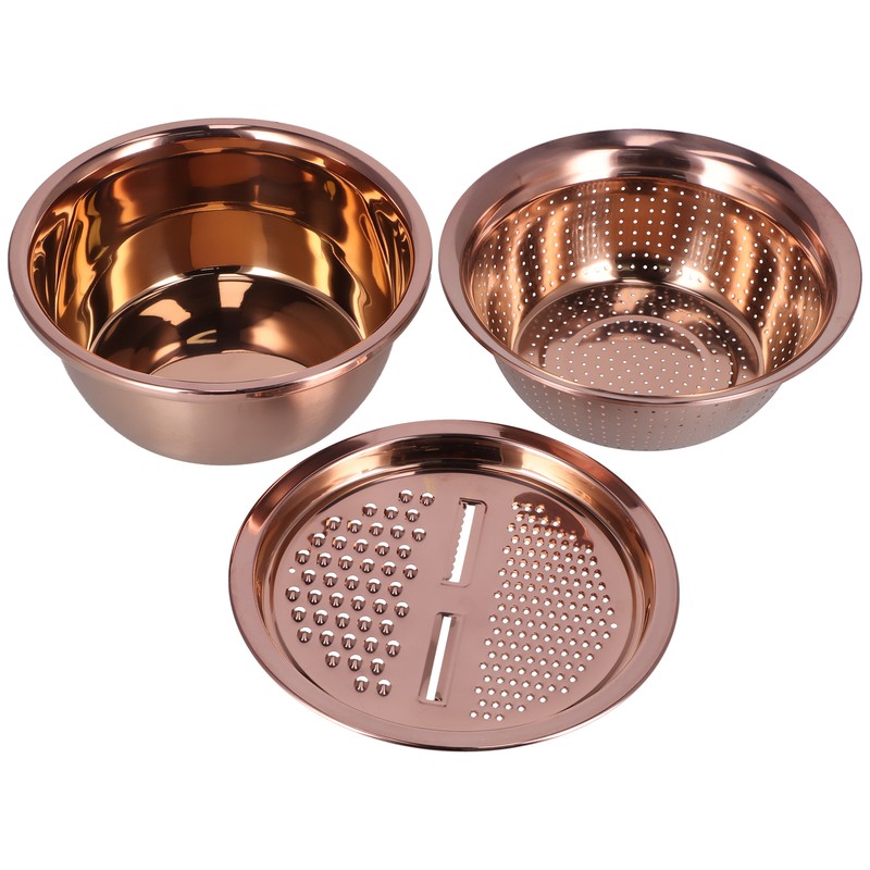 Multipurpose Water Basin Drain Basket with Vegetable Cutter Grater Stainless