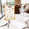 Bluweet Double Sided Picture Frame 6 Pieces, A6 Gold Place