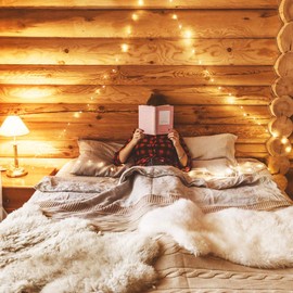 ZAECANY LED String Lights 99ft 300 LEDs Fairy String Lights for Bedroom, Patio, Indoor/Outdoor Copper String Lights for Birthday, Wedding, Party, Plug in Fairy Lights with Remote, 8 Modes Warm White