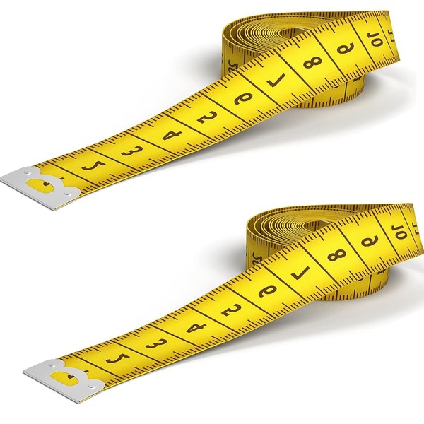 2 Volumes Tape Measure Body 200 cm / 79 Inches,
