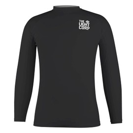 Light Unisex Sup Rashguard Men's Rash Guard Shirt, black