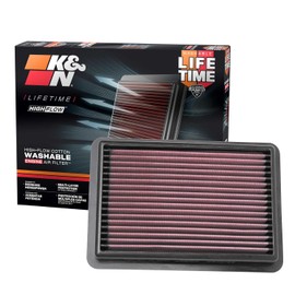K&N Filtro de Aire de Motor de Alto Flujo, Lavable, para Mazda 3/CX-30/CX-50 2019-2025, 33-5096