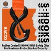 Haccoplanet Ratchet Tie Down Straps, 2340lb Break Strength, 4pc 1inch