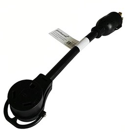 Parkworld 691852 30 AMP Power Adapter Cord 4-Prong Generator Locking L14-30P Male to RV TT-30R Female with Handle