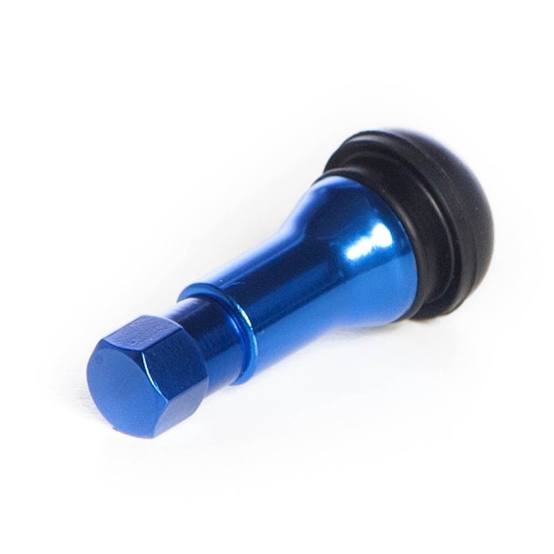 Circuit Performance Blue Rubber Valve Stems TR413 30mm (Set of