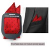 Jeatonge Pocket Square Holder Keeper Organizer Pocket Squares for Men