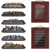 WELIDAY Miniature Storage Case for Collectibles, Miniature Display Cases with