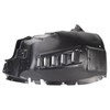 TRQ Front Right Inner Fender Liner Black Passenger Side Compatible