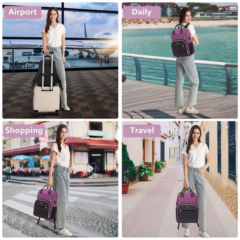 Backpack for Women laptop Bag - Laptop Backpack with USB