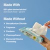 The Honest Company Fragrance-Free Sanitizing Alcohol Wipes, Antibacterial with Aloe,
