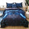 JQinHome Queen Gamer Comforter Set,6 Piece Bed in A Bag