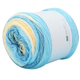 ISAKEN Acrylic Wool 100 g, Wool for Crochet and Knitting, Rainbow Yarn, Colourful Coarse Weaving Yarn, Acrylic Yarn, Thick Wool for Children, DIY and Crafts