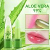2 Pack Aloe Vera Lipstick, Long Lasting Lip Care Nutritious
