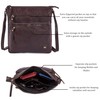 Wise Owl Accessories Real Leather Small Crossbody Handbags & Purses