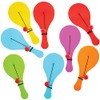 Baker Ross FX768 Rainbow Colours Paddle Ball Bats - Pack