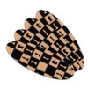 Chess Board Pieces Pattern Double-Sided Oval Nail File Emery Board