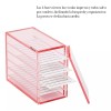 Mouyic Caja De Almacenamiento Para Pestañas Con Escalas , Acrilico
