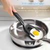 LIAMGUS Black Fried Egg Flipper, 2 in 1 Spatula, Egg