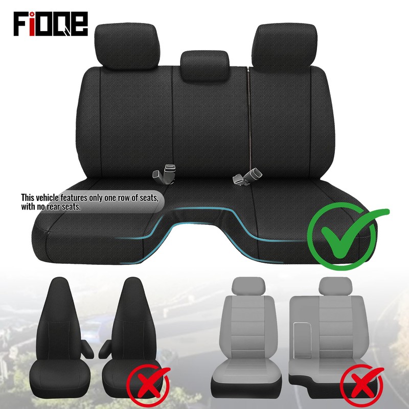 Fioqe Front Bench Seat Cover for Toyota Tacoma 2005 2006
