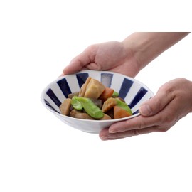 Saikai Pottery Indigo Ball Triangular Small Pot (Set of 3)