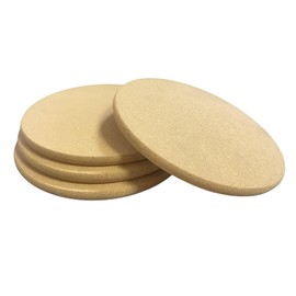 Cork Costers Set of 6, Table Mats for Table Hot Pot, Non Slip Thick Cork Trivet for Coffee, Tea, Kettles, Pots, Pans, and Plants 7.5inch