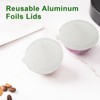 Clinuse Aluminum Foils Lids Seals for Nespresso Vertuo Pods, 100Pcs